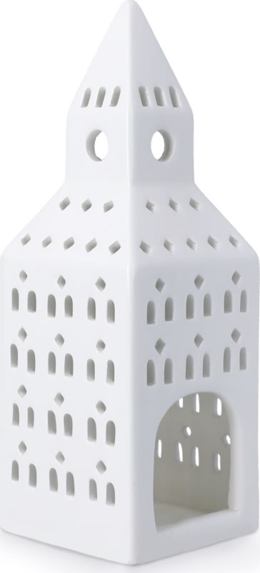 Kähler Urbania Lyshus Kirketårn H20 cm