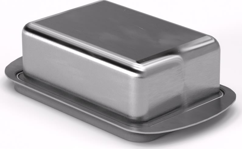 Steel Function Smørboks, rustfrit stål