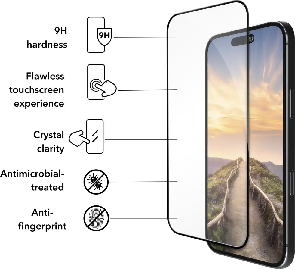 dbramante1928 eco,shield, iPhone 17 Air, sort kant