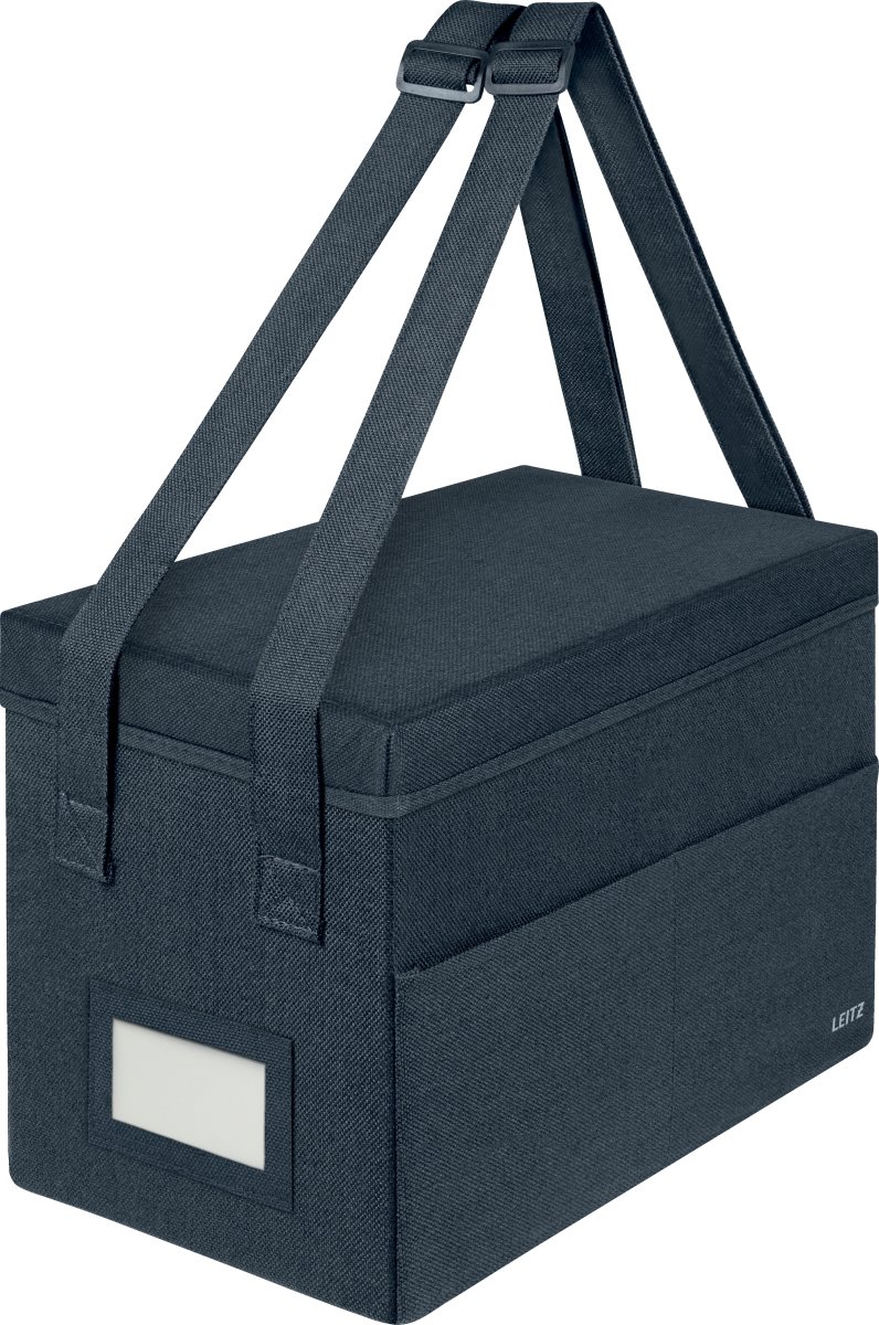 Leitz Arbejdstaske i stof m. låg | Kompakt