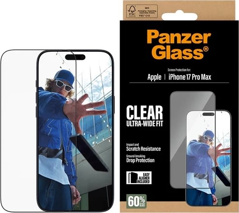 PanzerGlass iPhone 6.9" Pro UWF m. EasyAligner