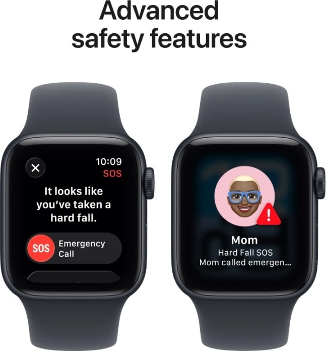 Apple Watch SE 3, (GPS+4G), 40mm, midnight, M/L