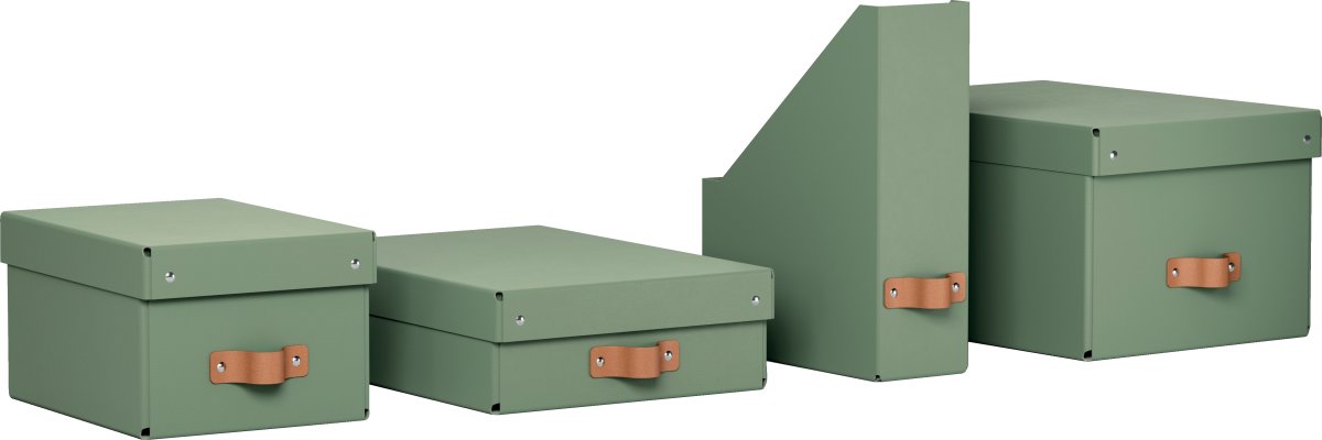 Leitz Puro Boks m. låg | S | Grøn | 2 stk.