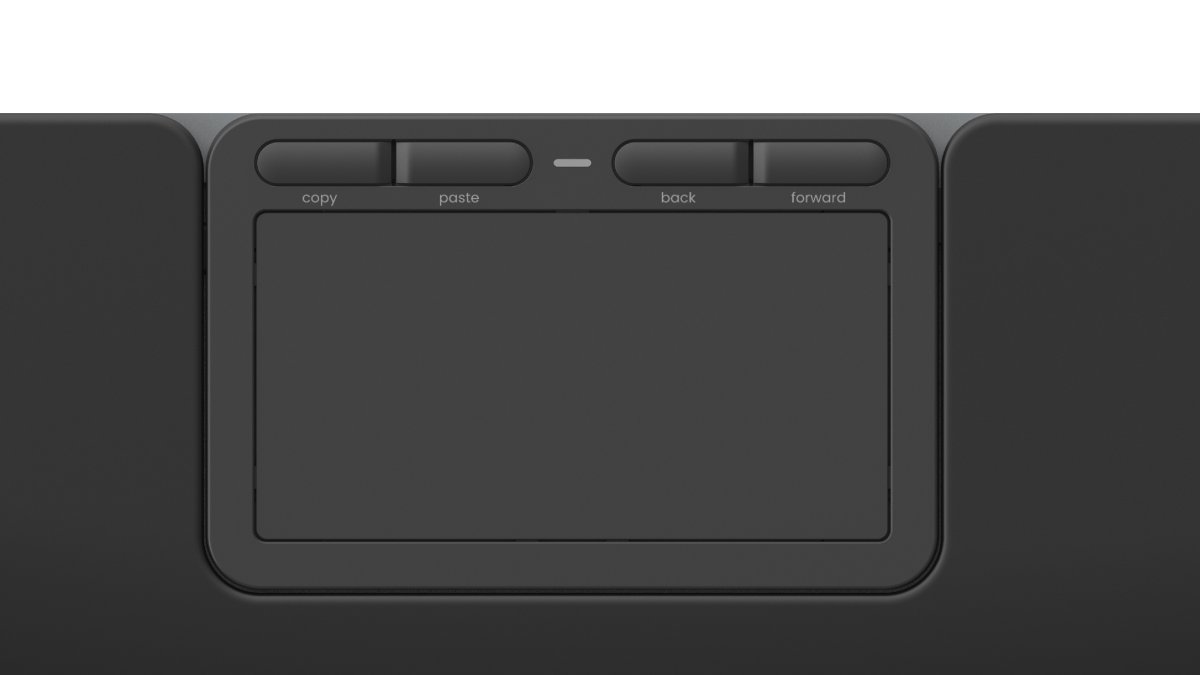 Contour Touch Ergonomisk Touchpad, trådløs