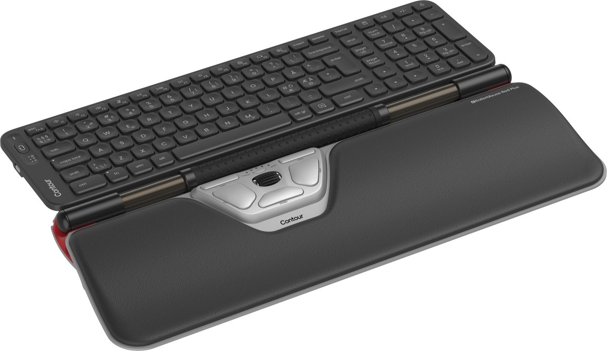 RollerMouse Red Plus +Balance Mid Keyboard trådløs
