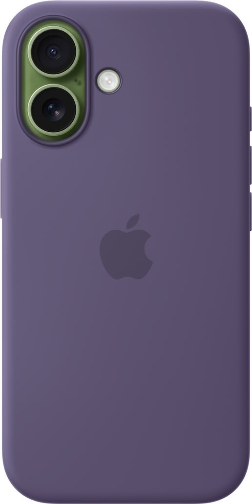 iPhone 17 Silicone Case with MagSafe, sart lilla