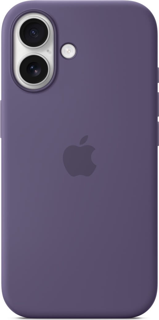 iPhone 17 Silicone Case with MagSafe, sart lilla
