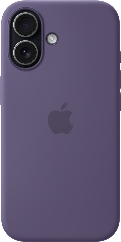 iPhone 17 Silicone Case with MagSafe, sart lilla