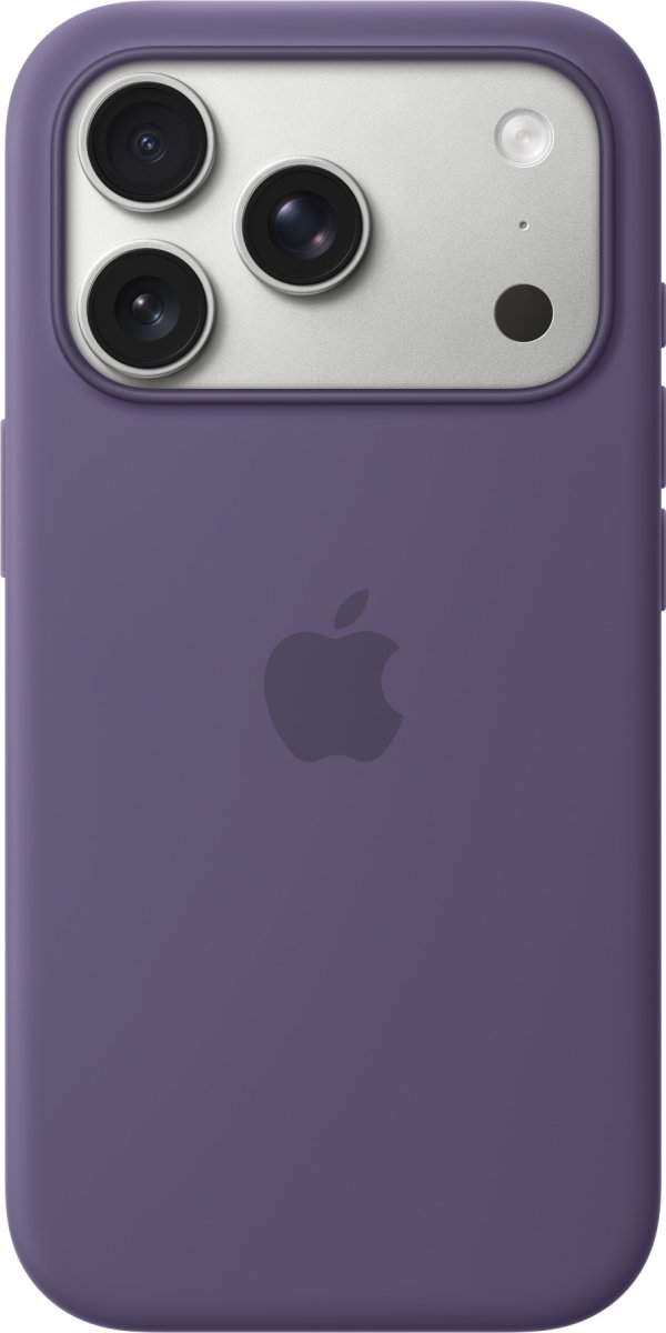 iPhone 17 Pro Silicone Cover, MagSafe  sart lilla