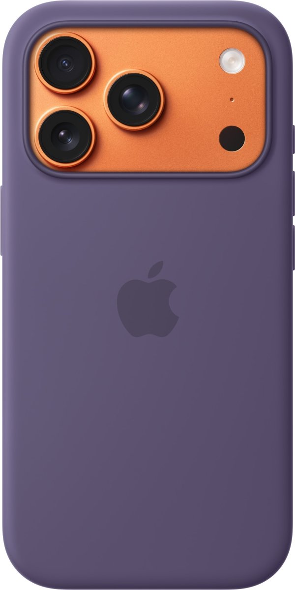 iPhone 17 Pro Silicone Cover, MagSafe  sart lilla