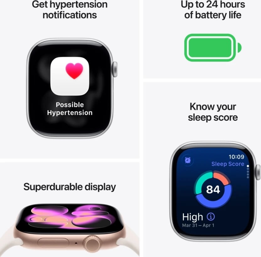Apple Watch Series 11, GPS, 42mm, spacegrey, M/L