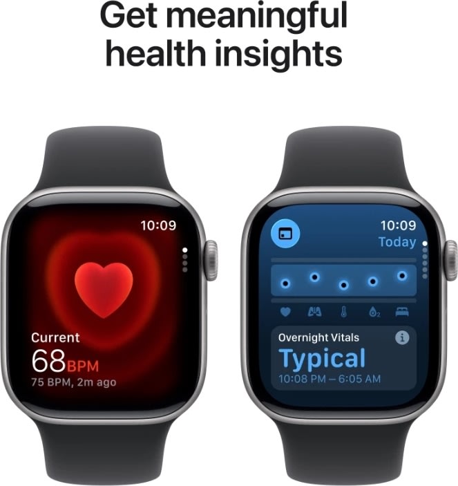 Apple Watch Series 11, GPS, 42mm, spacegrey, M/L