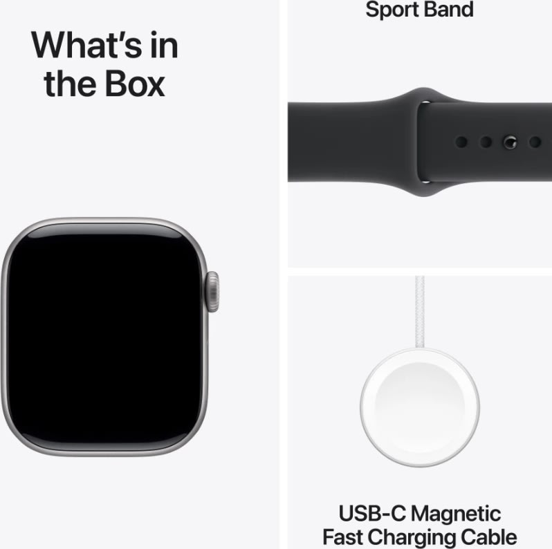 Apple Watch Series 11, GPS, 42mm, spacegrey, M/L