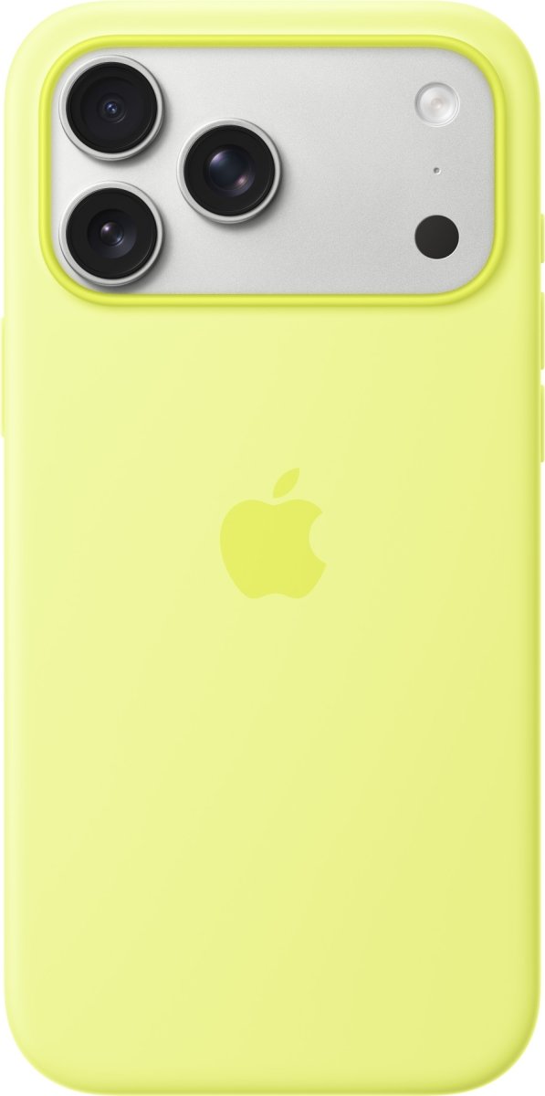 iPhone 17 Pro Max Sili Case w MagSafe Neon Yellow