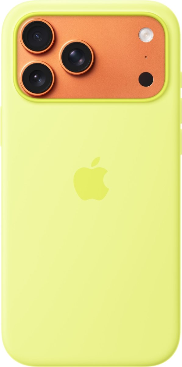 iPhone 17 Pro Max Sili Case w MagSafe Neon Yellow