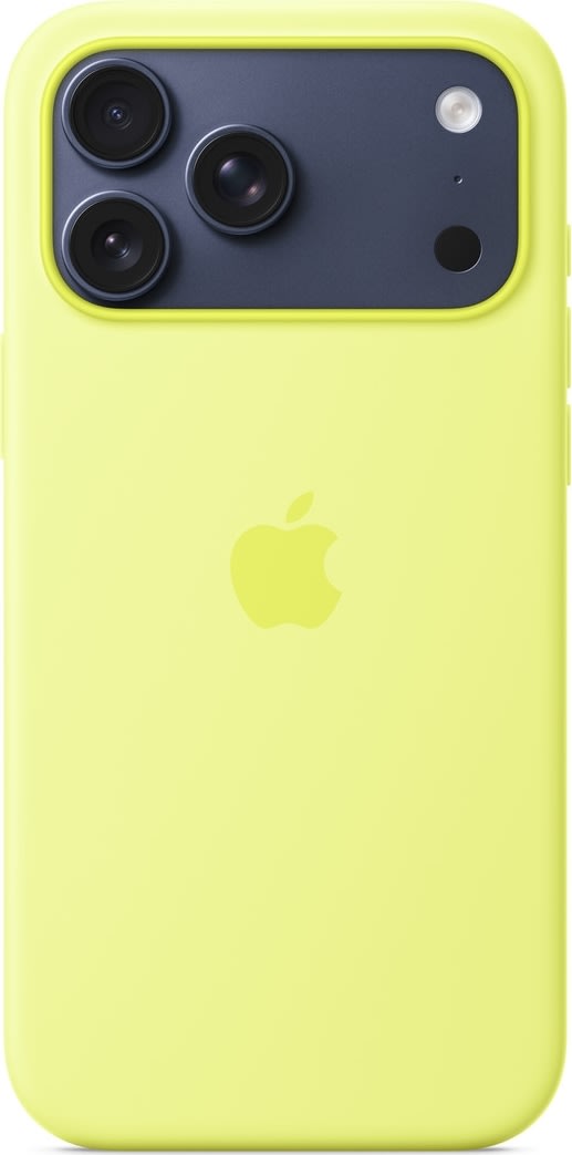 iPhone 17 Pro Max Sili Case w MagSafe Neon Yellow