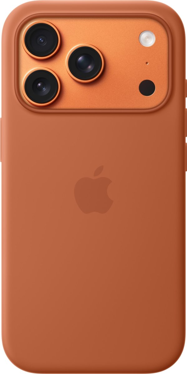 iPhone 17 Pro Silicone Cover, MagSafe, Terrakotta