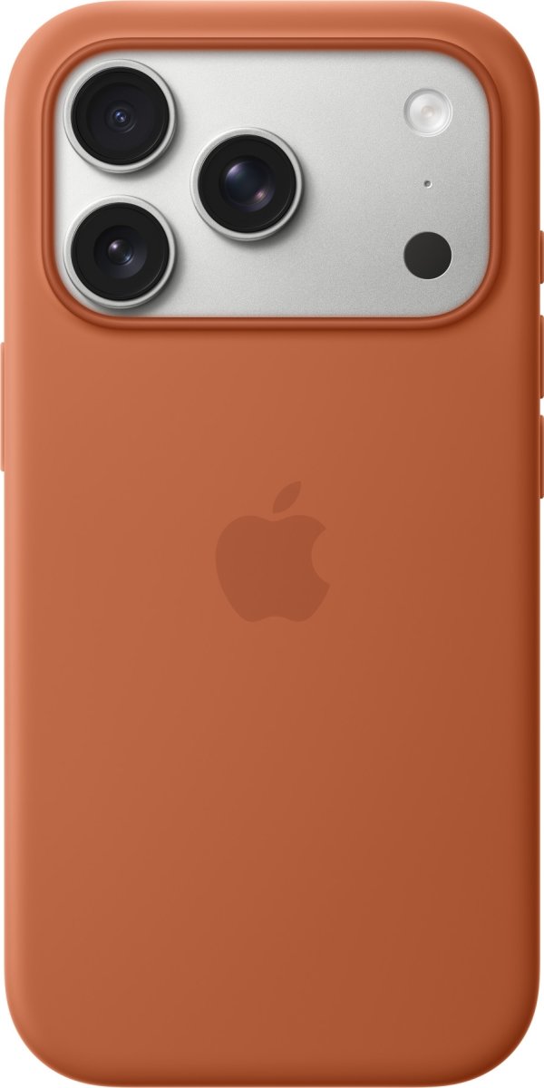 iPhone 17 Pro Silicone Cover, MagSafe, Terrakotta