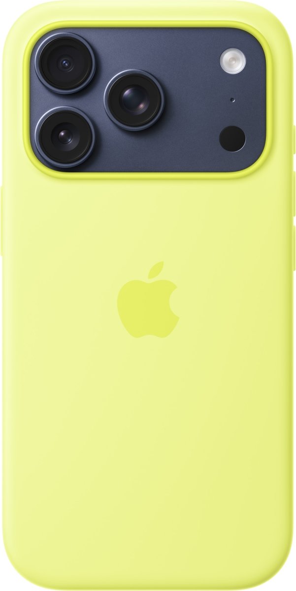 iPhone 17 Pro Silicone Cover, MagSafe Neongul