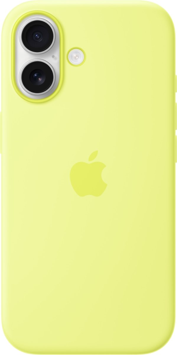 Apple iPhone 17 Silikone Cover, MagSafe, Neongul