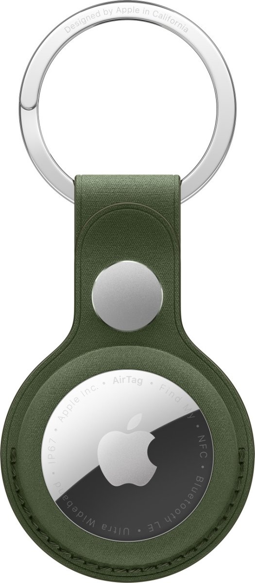 Apple AirTag FineWoven Nøglering - mosgrøn