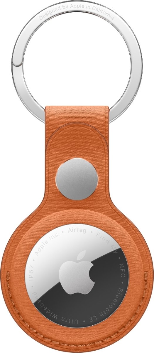 Apple AirTag FineWoven Nøglering - Ræverød