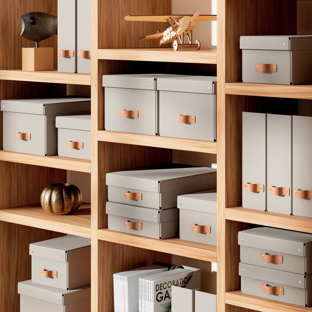 Leitz Puro Tidsskriftsamler | Beige | 2 stk.