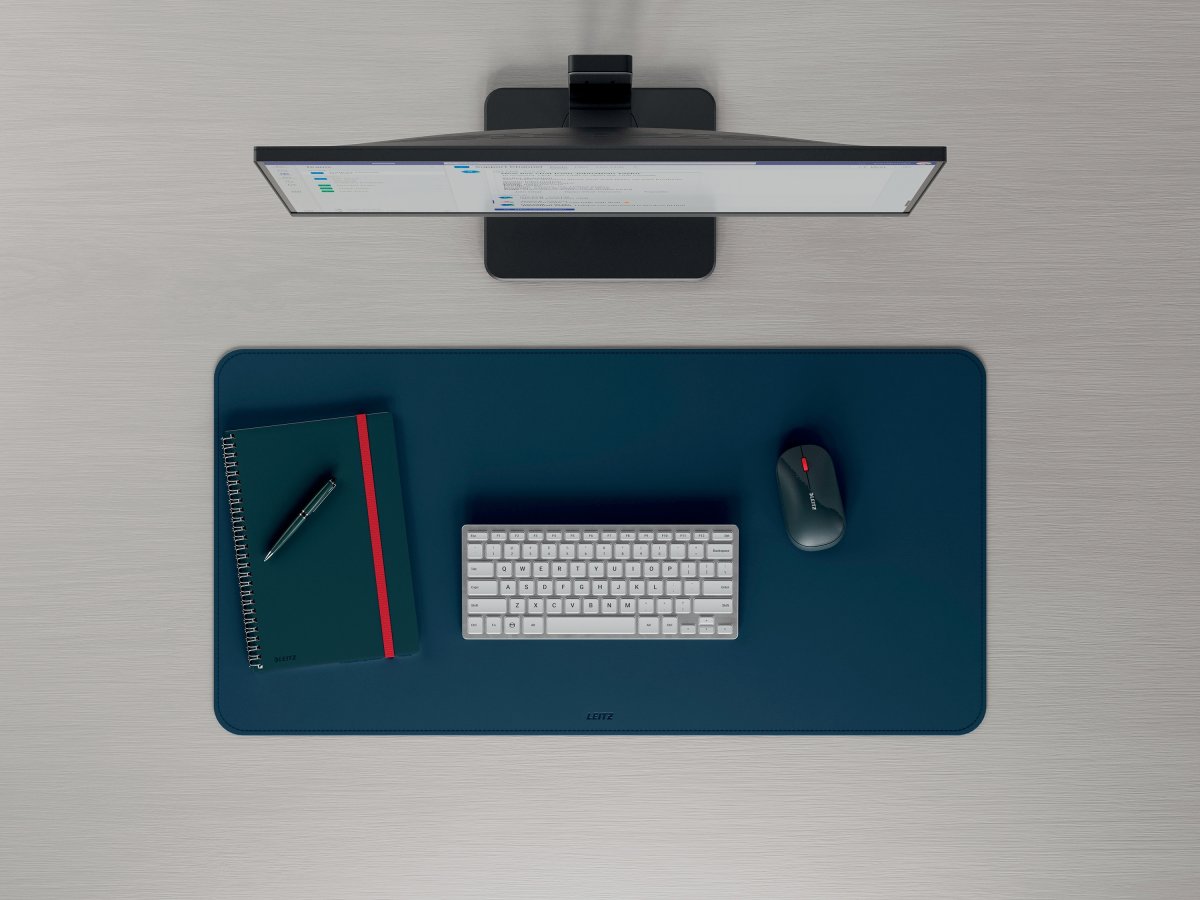 Leitz Skriveunderlag | 36x70 cm | Blå