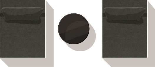 Fondi modulsofa, pufmodul, grøn, 1 stk