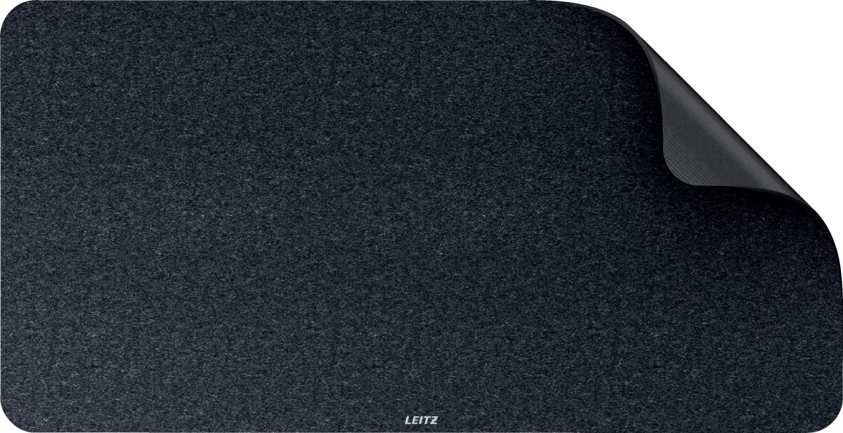 Leitz Skriveunderlag | Filt | 36x70 cm | Mørkegrå