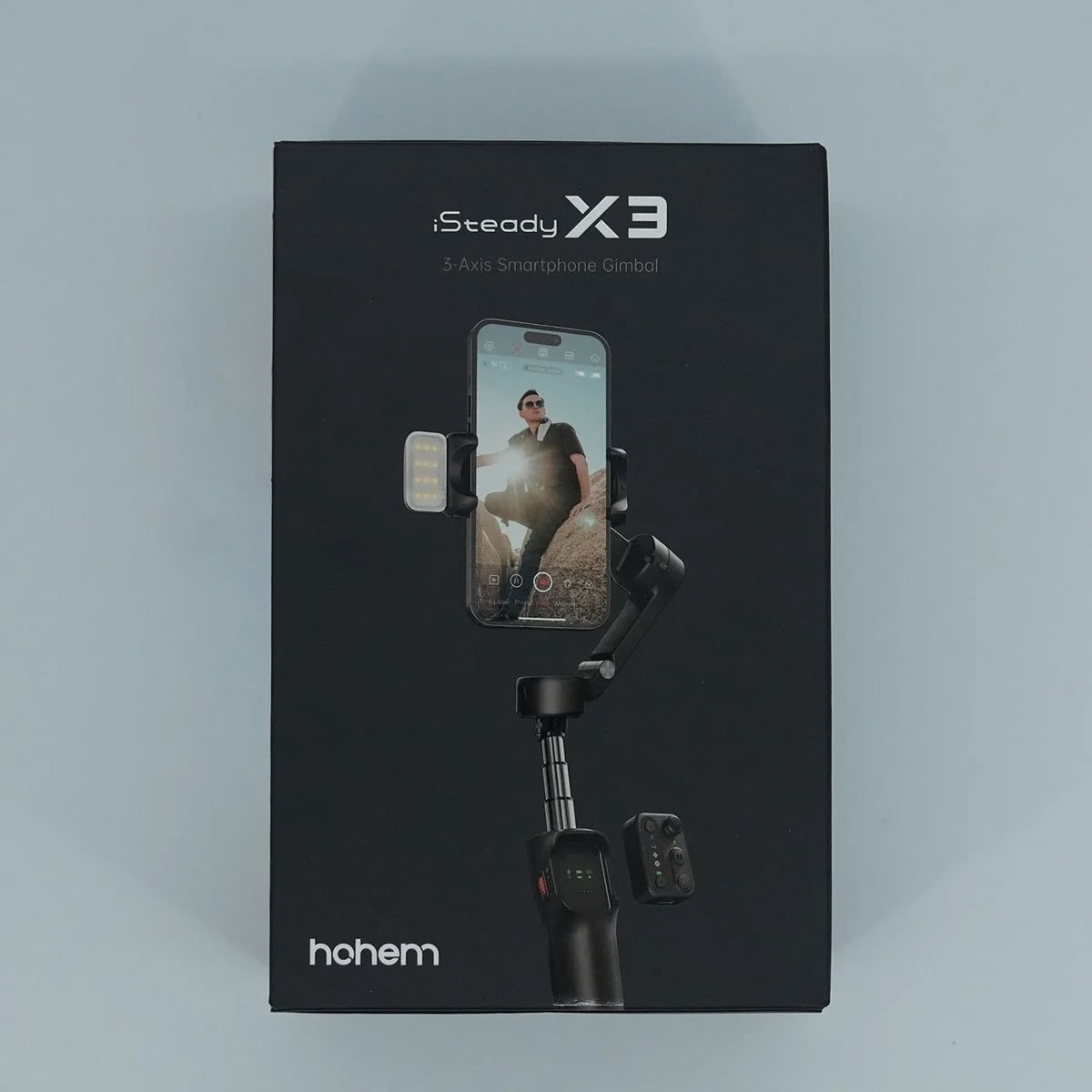HOHEM Smartphone Gimbal iSteady X3, sort