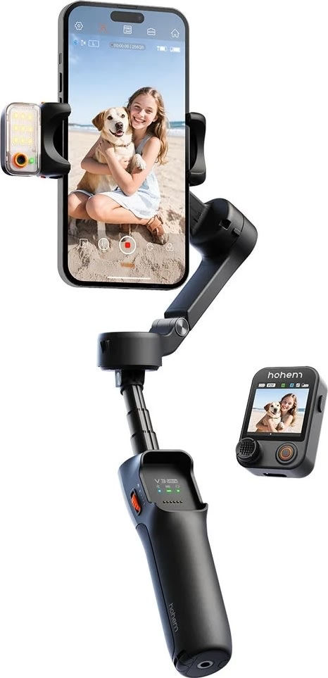 HOHEM Smartphone Gimbal iSteady V3 Ultra, Sort