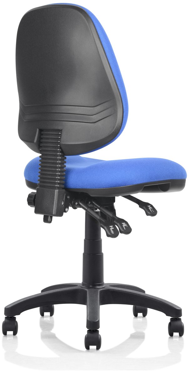 Deluxe kontorstol, blå