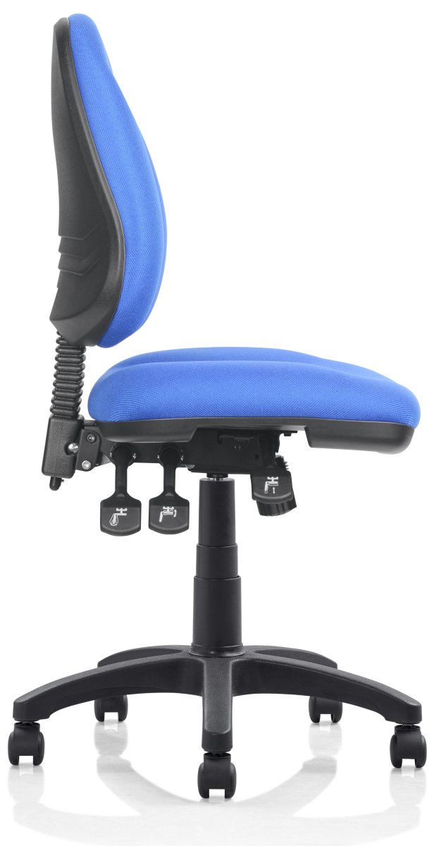 Deluxe kontorstol, blå