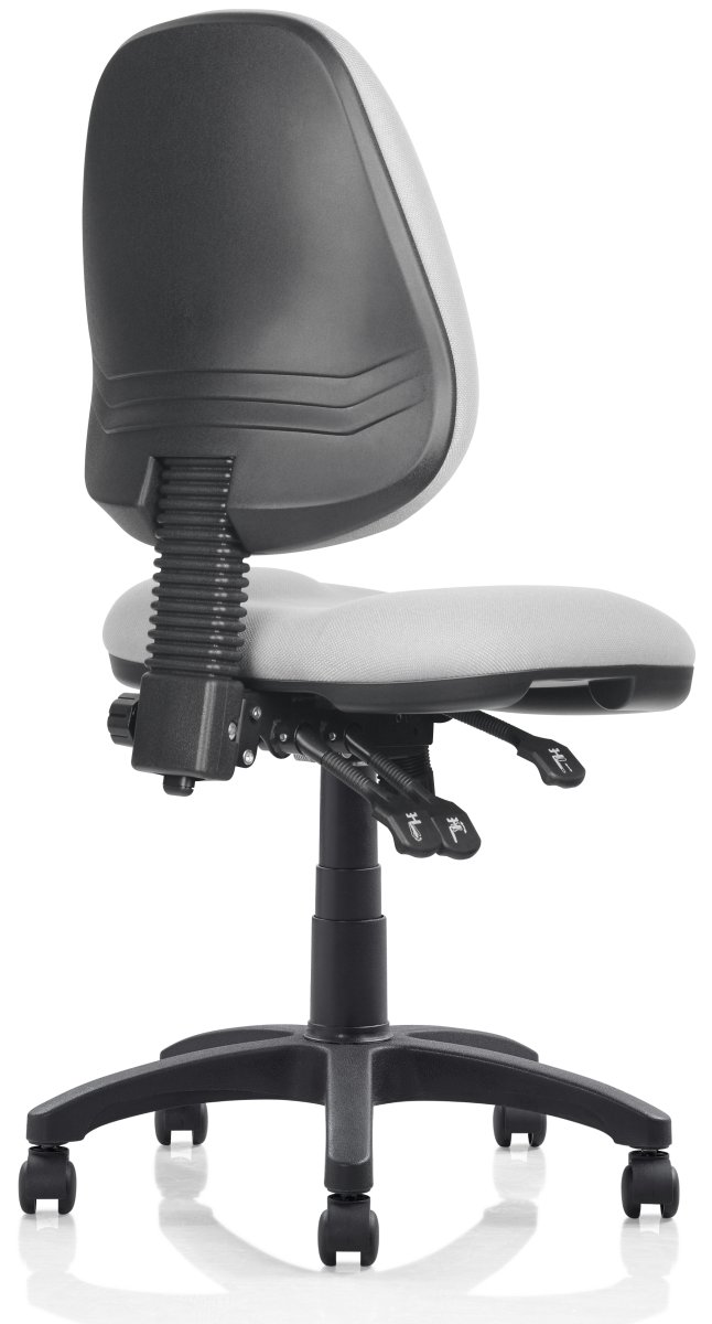 Deluxe kontorstol, grå