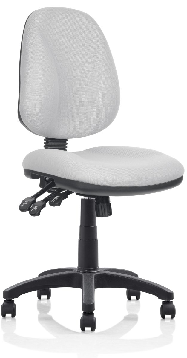 Deluxe kontorstol, grå