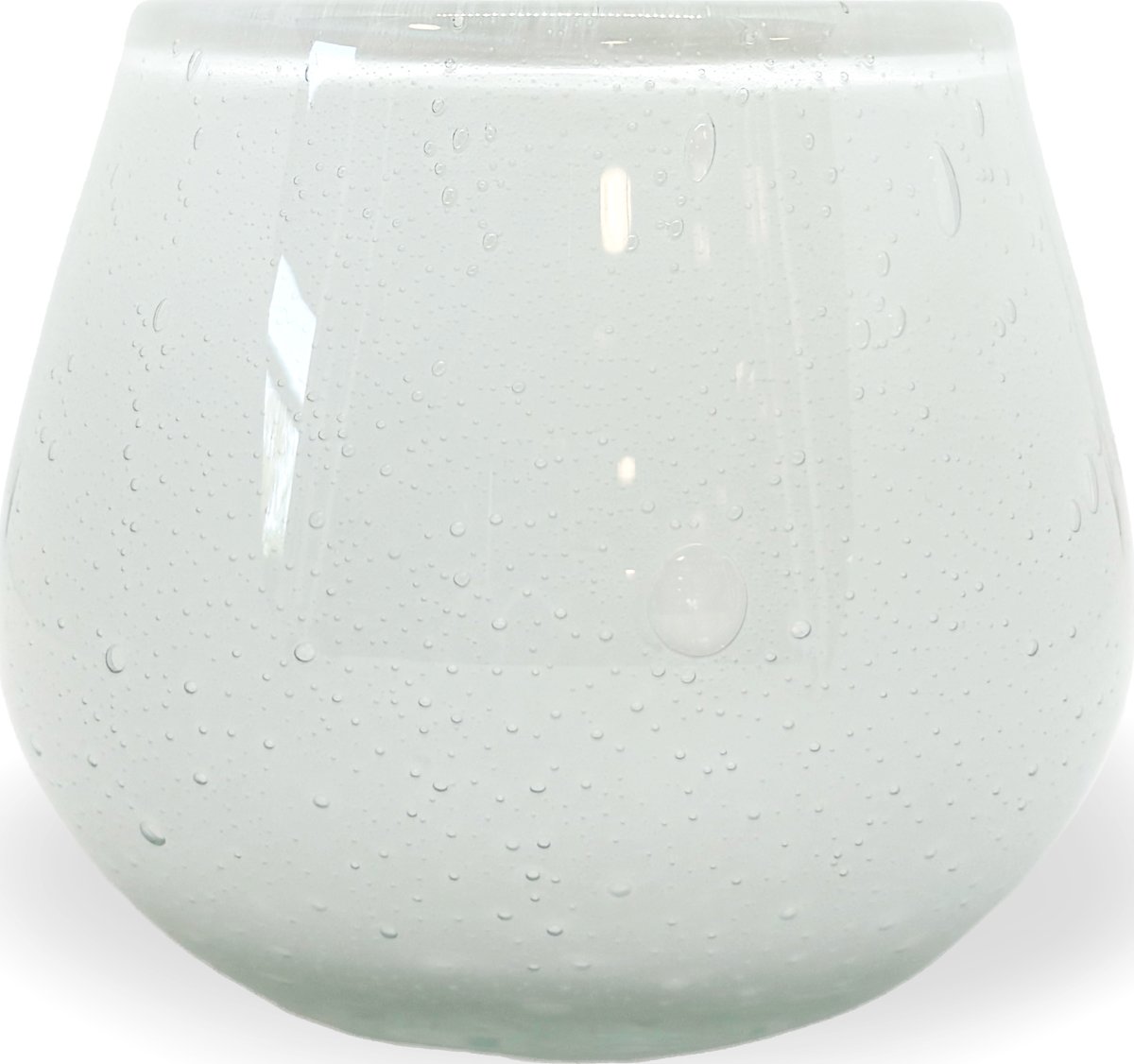 Securit® Stage LUNA, genanvendt glas, hvid, 1 stk