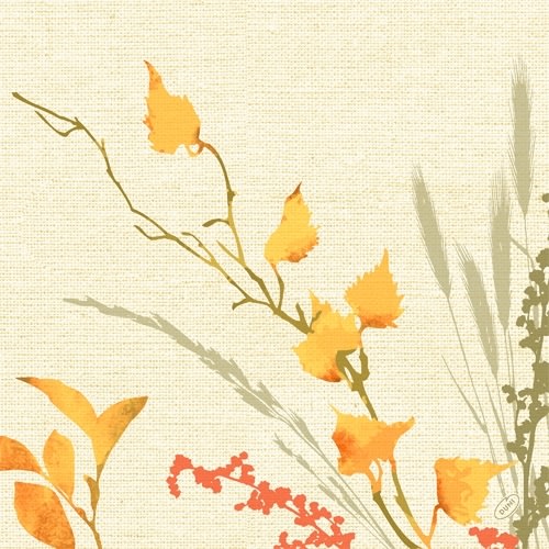 Dunisoft Middagsserviet, Fall Beauty, 60 stk.
