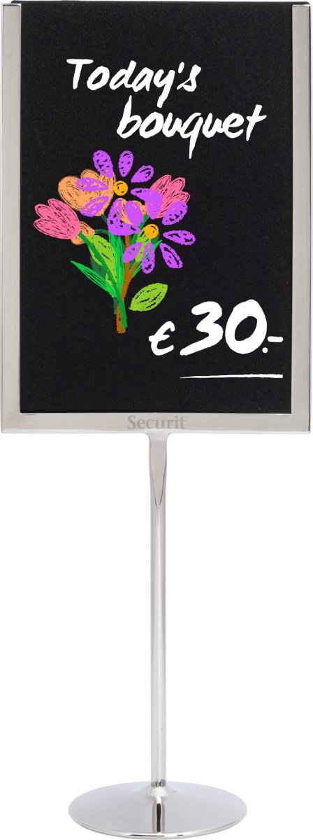 Securit Kridtskilte | A5 | Dobbeltsidet | 10 stk.