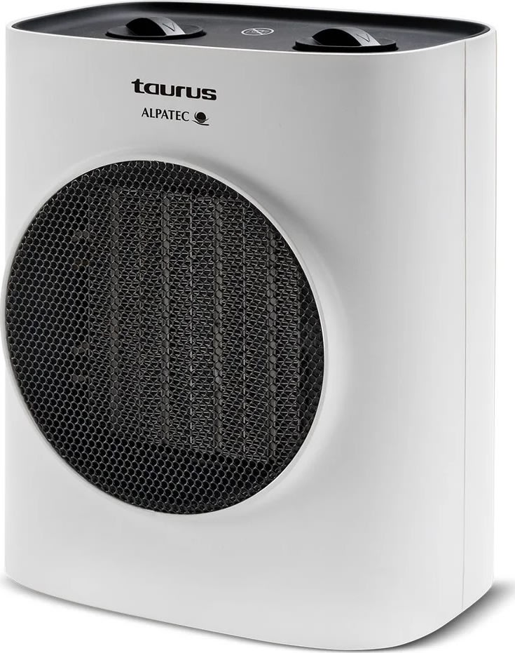 Taurus Keramisk Varmeblæser Tropicano 7C, hvid