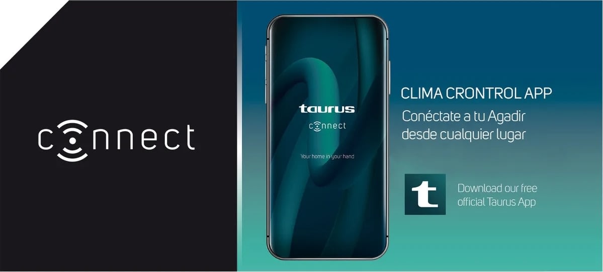 Taurus Olieradiator Agadir Connect 1500, sort