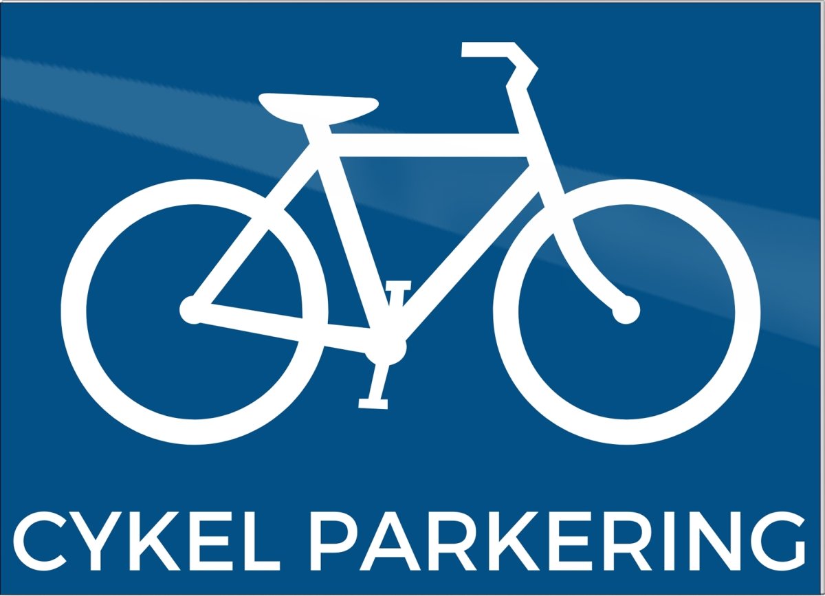 Skilt | Cykel parkering | 18x13 cm