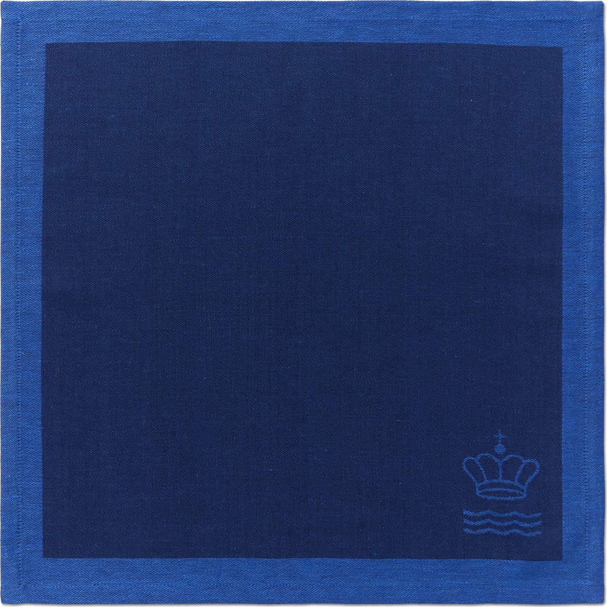 Royal Copenhagen Waves Serviet 45x45, blå, 2stk