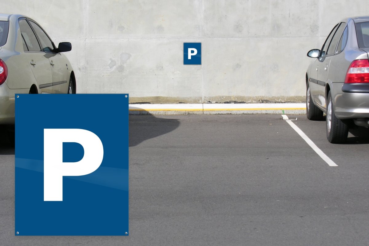 Skilt | Parkering | 20x25 cm