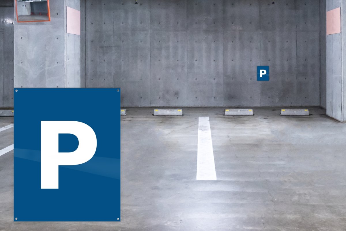 Skilt | Parkering | 20x25 cm