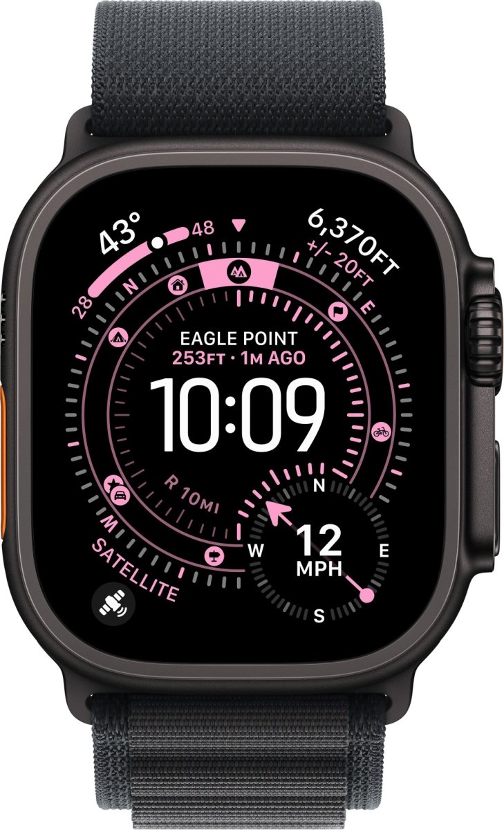 Apple Alpin-Loop, sort, 49 mm - Medium
