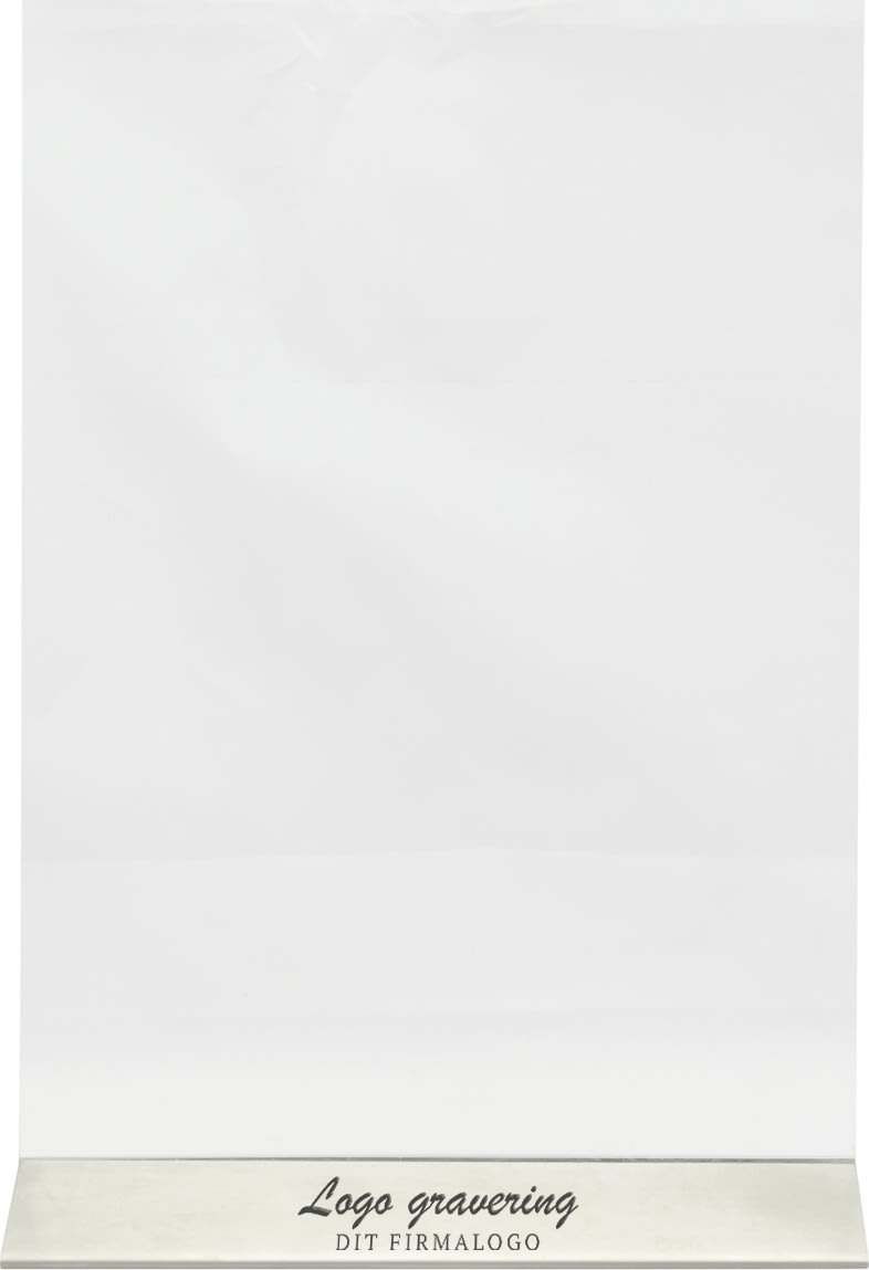 Securit Brochuredisplay | Stål fod | A4 | Logo