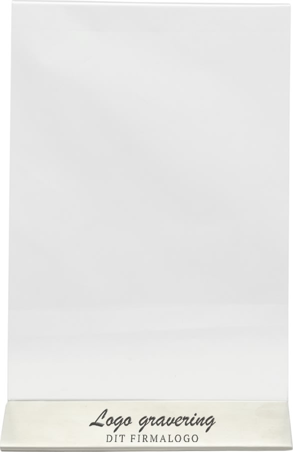 Securit Brochuredisplay | Stål fod | A5 | Logo