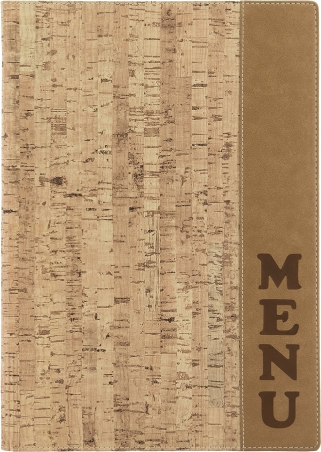 Securit Design Menukort | A4 | Kork | Logo