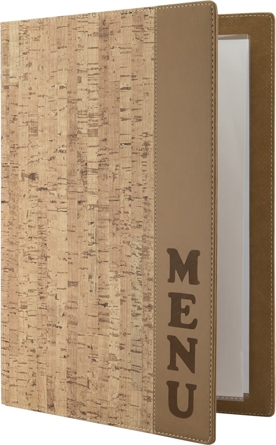 Securit Design Menukort | A4 | Kork | Logo